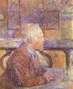 Henri de toulouse-lautrec, Portrait of Vincent van Gogh